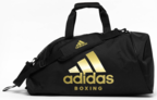 View the ADIDAS 2 IN 1 BOXING HOLDALL - Black/Gold online at Fight Outlet